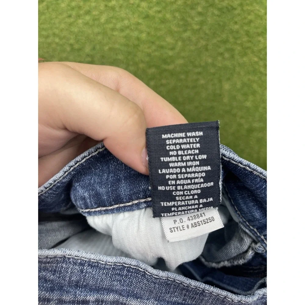 BKE Jeans Mens 36x32 Jake Straight Medium Blue Buckle Stretch Denim Pants Y2K